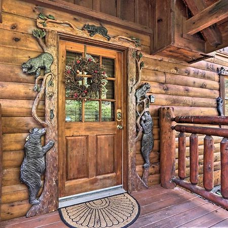 Smoky Mountain Log Cabin 7 Mi To Gatlinburg! Sevierville Εξωτερικό φωτογραφία