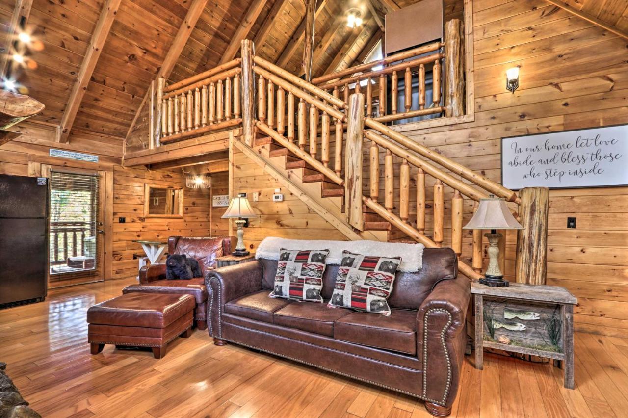 Smoky Mountain Log Cabin 7 Mi To Gatlinburg! Sevierville Εξωτερικό φωτογραφία