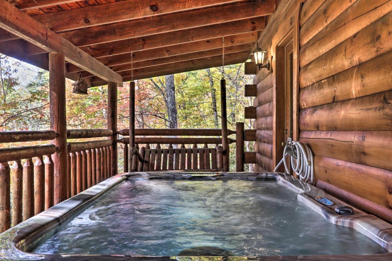 Smoky Mountain Log Cabin 7 Mi To Gatlinburg! Sevierville Εξωτερικό φωτογραφία